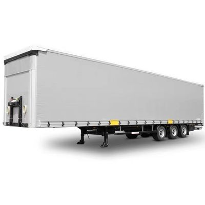 12R22.5 Semi-reboque refrigerado com eixo 3 de aço de 48 pés para transporte de armazenamento a frio