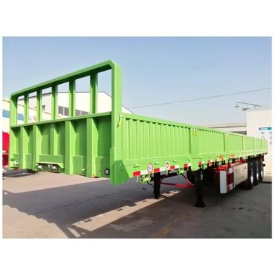 Semi-reboque de 3 eixos 40 toneladas 60 toneladas Caída Parede lateral Parede lateral Reboque de camião de transporte de mercadorias