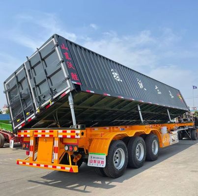 90 mm*13/16 mm*10 camada folha de aço de mola de descarga lateral semirremolque para agricultura