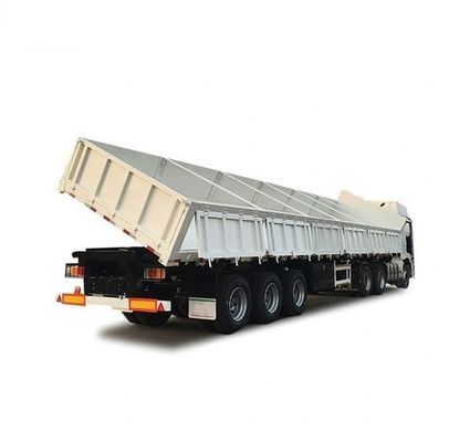 Wosheng Side Dump Semi-Trailer com 90 w mm*13/16 mm de espessura