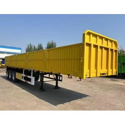 Aço 3 eixo 40ft 12,4m vedação Carga Semi-reboque Parede lateral caminhão reboque para carga a granel