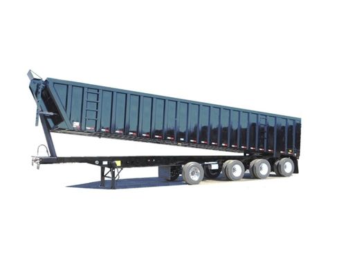 Transporte de grãos de areia, pedras de areia, semi-reboque traseiro para ShanDong WS 3 eixos 20-100Tons