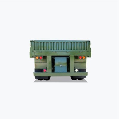 Semi-reboque de parede lateral personalizável com carga máxima para transporte de carga