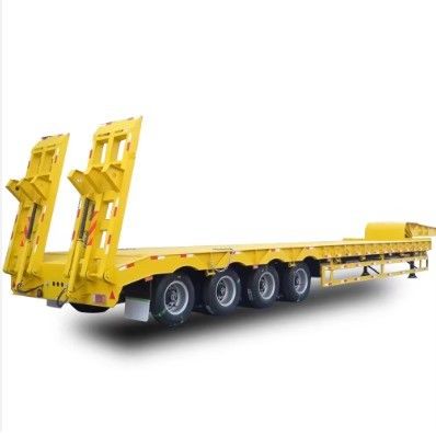 13000x3000x3300 Semi-reboque profissional Lowboy para transporte de grandes equipamentos