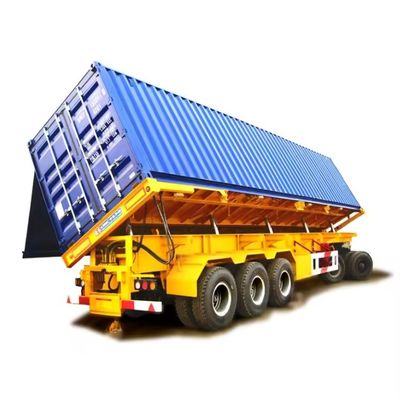 40tons Dump Semi-trailer Tipper Tipping Side Truck Trailer com 2&quot;/3.5&quot; King Pin
