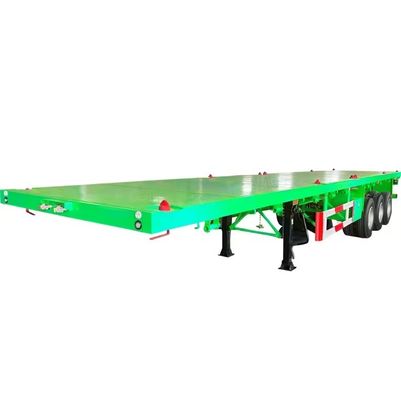 Reboque multifunção de 3 eixos com piso plano com pneu 12.00R22.5 em 12500x2500x1600-3100mm