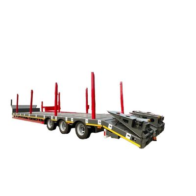 Semi-reboque de 40 a 100 toneladas de peso para transporte seguro e suave de cargas pesadas
