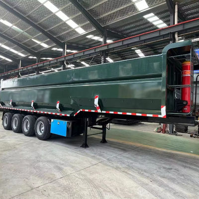 Semi-reboque traseiro de 3 eixos FUWA/Wosheng 40-60tons CBM Tipper Tipping Truck Trailers