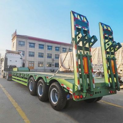 Semi-reboque para caminhão de 60 80 100 toneladas para suspensão