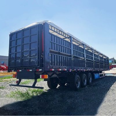 Semi-reboque de aço personalizável para transporte flexível e conveniente de carga animal