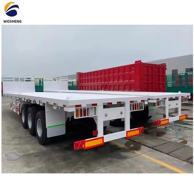 Venda direta de pneus de reboque de 3 eixos de cama plana de semi-reboque, pneus de reboque de contentor de cama plana 12R22.5