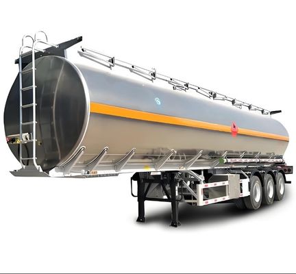 3 eixos 40000-75000l Cisterna de combustível de óleo semi-reboque para exportação da certificação OTTC