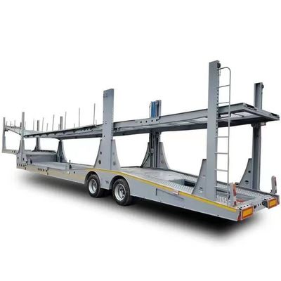 Ponto quente 2 eixos 3 eixos Automóvel de transporte de dois andares Semi-reboque 16690 x 2700 x 3000mm