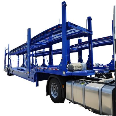 Carga útil máxima 30000 kg 2/3 eixo Carro transportador Semi camião reboque para transporte de veículos