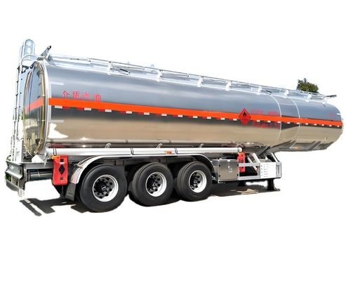 13000*2550*3780mm Carbono Aço Isolamento Cisterna de Combustível Semi-reboque com 12R22.5 Pneus