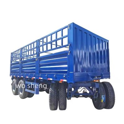 Reboque de acero 2/3 eixos 10-30 toneladas com estaca de vedação e sistema de travagem T30/30