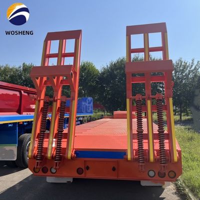 9.0-22.5 Rem 3 eixo 60T caminhão semirreboque para equipamento pesado