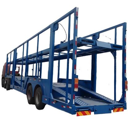 Certificado OTTC 2/3 eixo carro de piso duplo transporte semi-reboque carga paga 6-10 carros