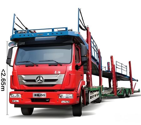 Clientes Opcional 3 eixos Car Car Carrier Semi-trailer para transporte de veículos de 6-10 carros