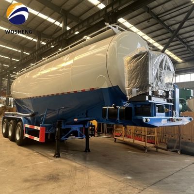 V Tipo 3 eixos 45-60cbm cimento a granel petroleiro semi-reboque para transporte de grande capacidade