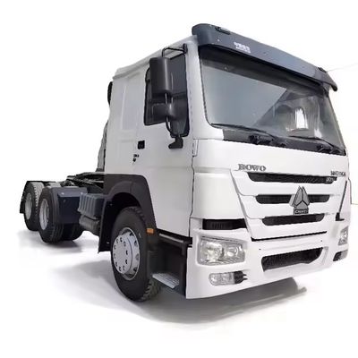 Transmissão manual Sinotruk HOWO 371hp 6*4 caminhão de cabeça de tractor com janela automática