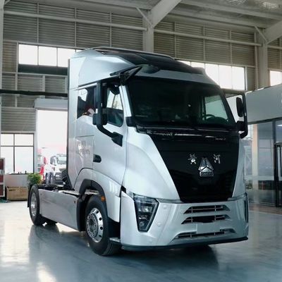 570hp Sinotruk Huanghe X7 4X2 Euro 6 Suspensão aerodinâmica Transmissão automática