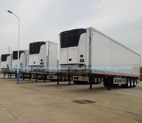 Refrigerador congelador Semi-Carriers Trailers com eixos 13T/16T de Wosheng