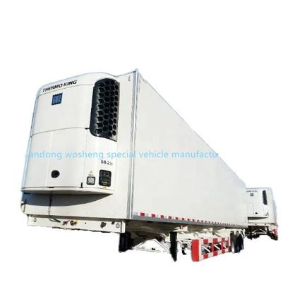 Aço 3 eixo 40/45f/48ft Frigorífico Semi-reboque Perfeito para transportar comida fria