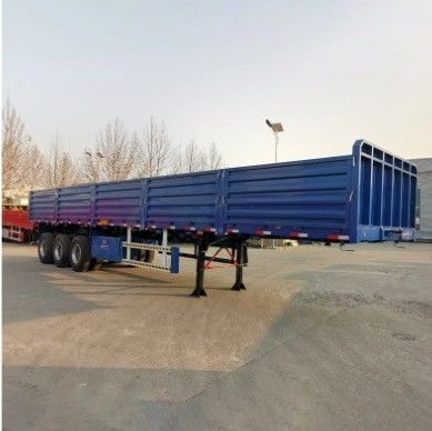 Bom exportador de 13m 3 semi-reboque de parede lateral do eixo com alta carga útil e material de aço