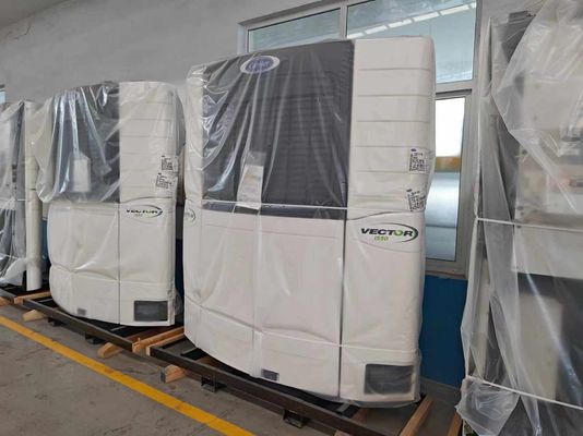 Cor personalizada Wosheng 3 eixo 20 40 45 53 Ft congelador frigorífico Van Semi-trailer