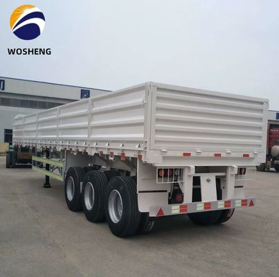 Tipo de vedação Semi-reboque de piso plano com parede lateral e suspensão de airbag
