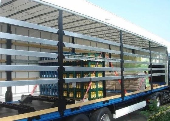 Wosheng 3 eixos 40ft 45ft PVC impermeável cortina lado Semi-reboque para Express e Logística