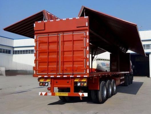 Cor personalizável 40 toneladas Van Semi Trailer com 12 rodas e 40 pés de comprimento