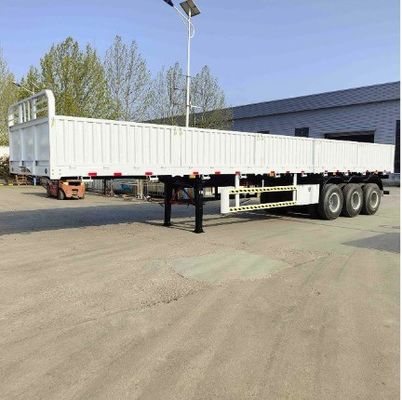3 4 eixos 30-60 toneladas reboque de parede lateral cerca semi-reboque e reboque de caminhão com normas