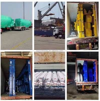 12R22.5 Semi-reboque refrigerado com eixo 3 de aço de 48 pés para transporte de armazenamento a frio