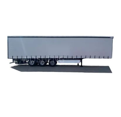 OTTC 3 eixos 40ft 45ft cortina branca lado deslizante caminhão semi-reboque para o mercado russo