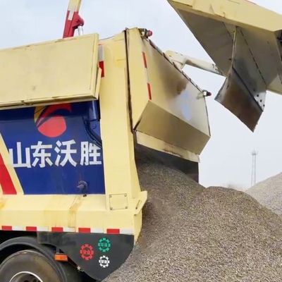 60 Tons Semi-Relógio de Despejo caminhão para transporte de carga Material de aço