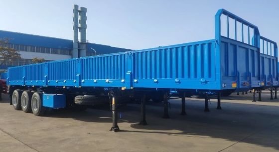 3 x 40L Tanques de ar 3 eixo de queda lateral lateral Semi-remolque de caminhão para transporte de carga