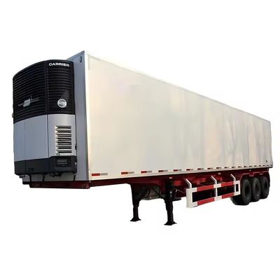 Q345B T700 Material Carga Pesada 45FT Refrigerado Van Semi Trailer com Reefer Power Unit