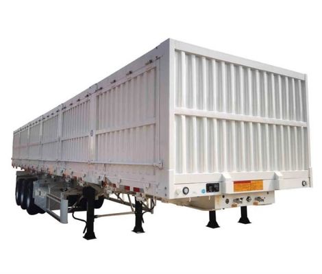 40-80 toneladas Dropside Sidewall Cargo caminhão Semi-Carriers Trailers com e design personalizado