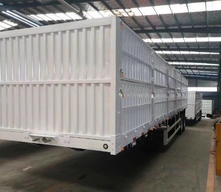 40-80 toneladas Dropside Sidewall Cargo caminhão Semi-Carriers Trailers com e design personalizado
