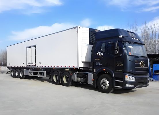 Aço de desempenho 40ft 45ft 53ft Freezer Semi-trailer Refrigerador Caminhão Semi-trailer