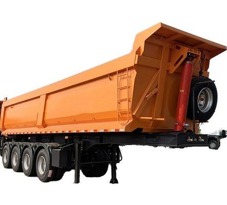 Remolque traseiro 3/4/5 eixos customizado para transporte de carga pesada