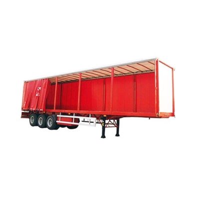WS 3 eixos VAN camião reboque transporte de carga PVC lonas de cortina lateral deslizante semi-reboque
