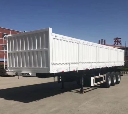 30 t 40 t Carga seca a granel Semi-reboque de parede lateral para caminhão