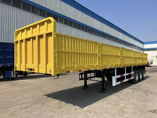 Semi-reboque de 3 eixos 40 toneladas 60 toneladas Caída Parede lateral Parede lateral Reboque de camião de transporte de mercadorias