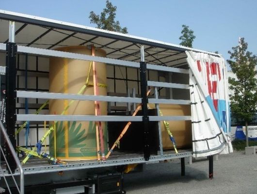 3 eixos personalizáveis 40ft 45ft cortina lado lonas Semi trailer para de Wosheng