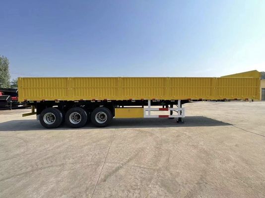 Semi-reboque de suspensão mecânica para reboque de camião de transporte de mercadorias a granel de 4 eixos