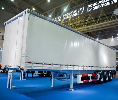 WS Container de cortina lateral de lona de tri-eixo personalizável Semi-reboque solicitação do cliente
