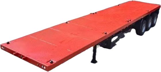 Reboque de 3 eixos para transporte de material de aço